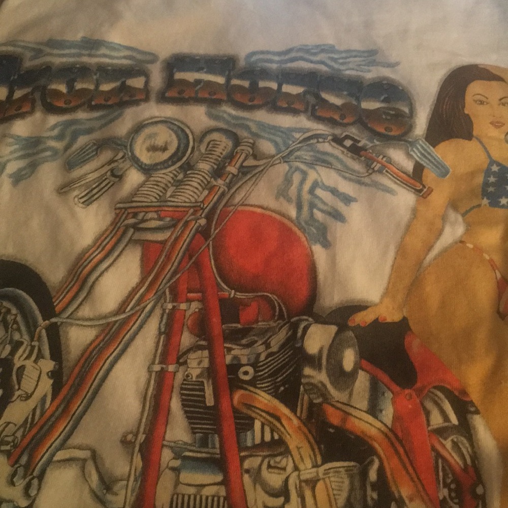 Sz XL 46-48 tee with-iron on